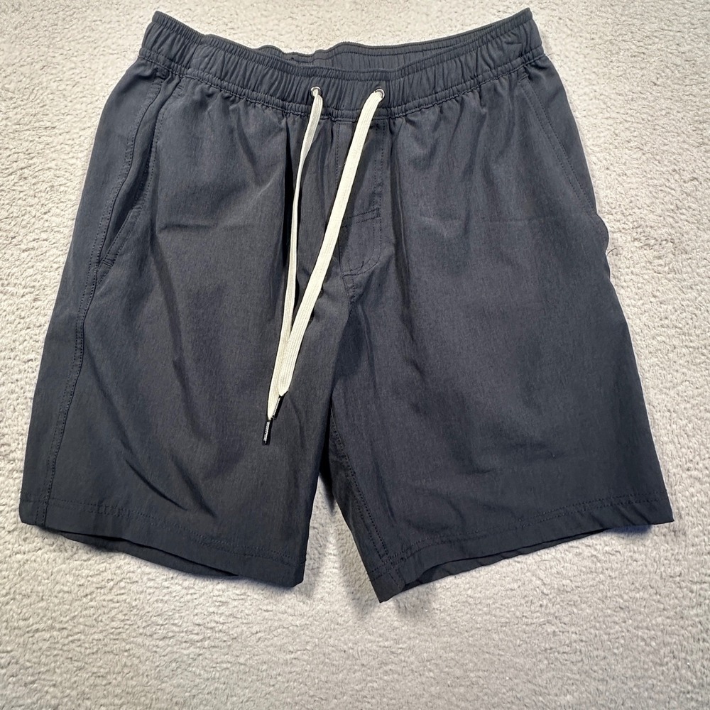 Fair Harbor Shorts Mens Small Gray Elastic Waist Drawstring Performance Active